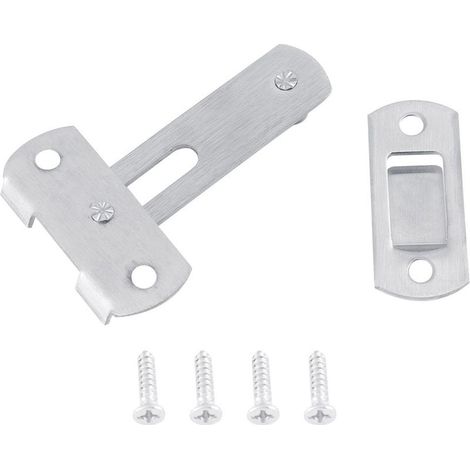 Serrure à loquet inox pour fenêtre, placard, porte coulissante et dressing (1/5)