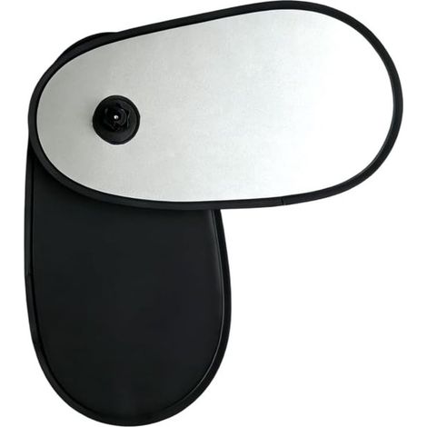 Schwenkbarer Sonnenschutz für Autoseitenfenster, 2 in 1 verstellbare Doppelschicht Sonnenblende, 41 x 22 cm, Sonnenblende mit Saugnapf zum Schutz (1/5)