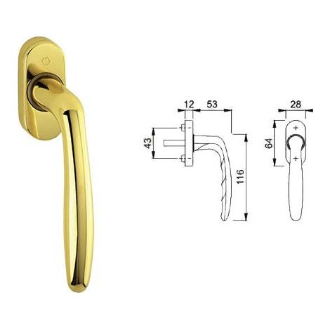 Hoppe Roissy Handle Handle Handle