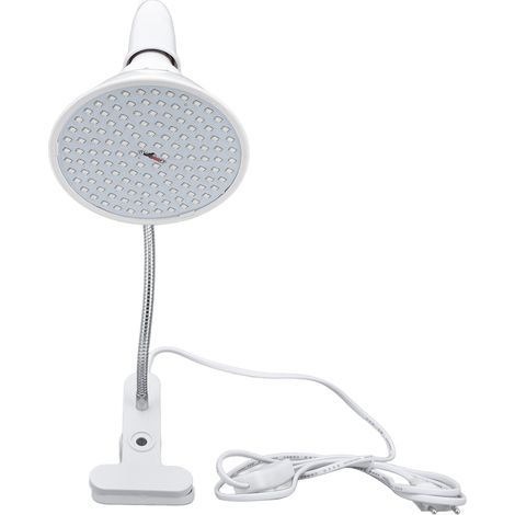 Lampe de croissance pour plantes 126LED 8W, flexible avec pince, pour semis en intérieur, serre, prise UE 85-265V. (1/5)