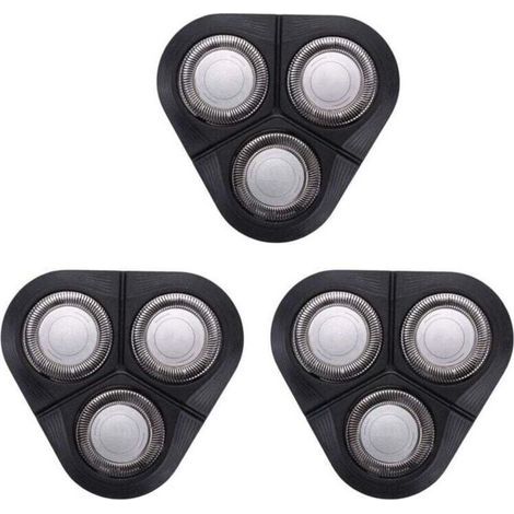 3X TêTe de Rasoir Rechange pour S1010 S1020 S1050 S1060 S1070 SéRie 1000 Lame Coupe (1/4)