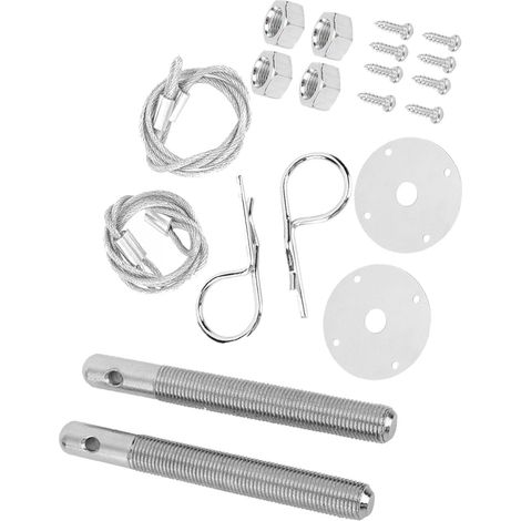Motorhauben-Stiftplatte, Haubenverriegelungsclip-Set, Auto-Tuning-Zubehör (1/5)