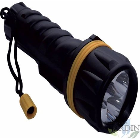 Lampada Torcia LED Ultra Potente con Clip. Pastica