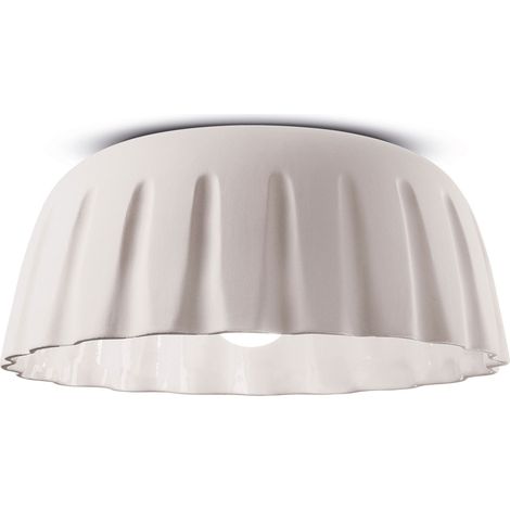 DECO' MADAME GRÈS C2572, Deckenleuchte aus Keramik, Ferroluce - Colore: Bianco (1/2)
