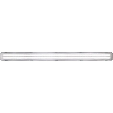 Réglette WORKS IP65 2x18W 4000K Matière plastique Gris, H.7.3 - IP65 - G13 /Nordlux Extérieur (1/2)