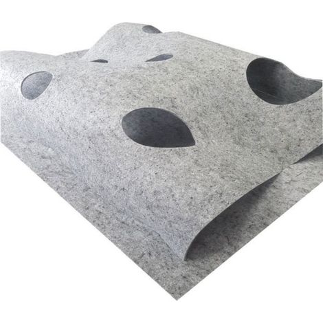 Tapis de jeu pour chat 100x100cm, tapis de jeu pliable pour chat, tapis interactif amusant pour animaux de compagnie, gris chiné (1/5)