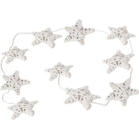Guirnalda LED 10 ESTRELLAS Atmosphera®  Blanc