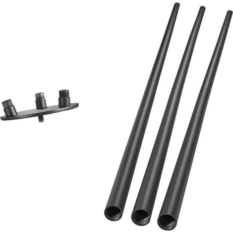Nordlux trípode de metal 103cm Hervidor Negro