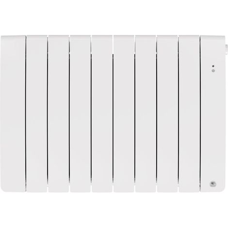 Termoarredo a calore dolce connesso Bilbao 4 orizzontale 1500W Bianco lucido - THERMOR - 493825 (1/5)