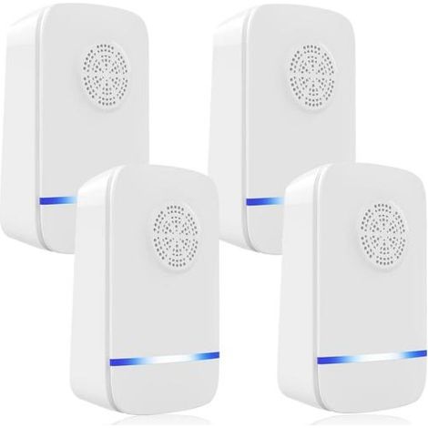 Répulsif à brancher pour usage intérieur, à ultrasons, lot de 8, électronique, antiparasitaire (1/4)