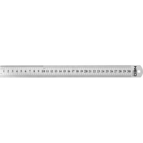 Righello da 30 cm in acciaio inox (1/4)
