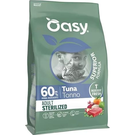 Oasy Superior Gatto Adult Sterilized Tonno 1,5 kg