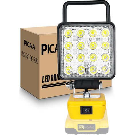 Lampe de Travail LED Sans Fil 48W 4800LM pour 18/20 V (1/5)
