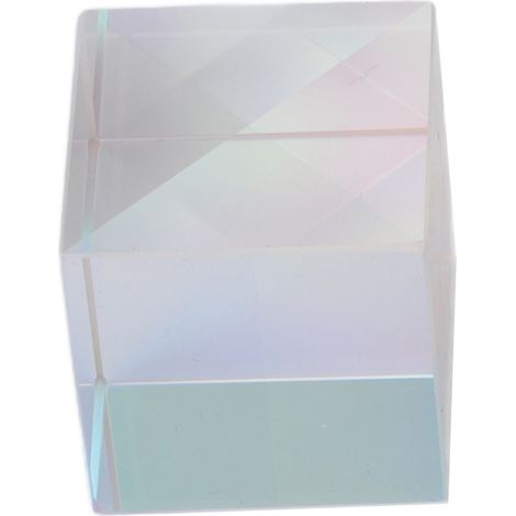 RGB-optischer Glasprismenwürfel mit Farbdispersion, Sonnenfänger, Geburtstagsgeschenk, 15 x 15 x 15 mm / 0,6 x 0,6 x 0,6 Zoll (1/5)