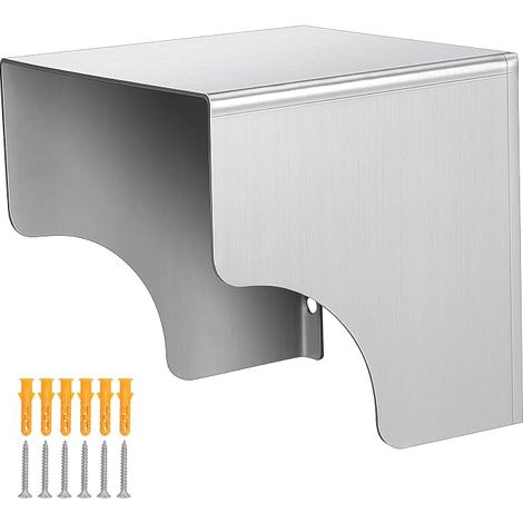 Carcasa protectora impermeable de acero inoxidable LABRIMP para timbre y enchufe exterior 86, diseño a prueba de salpicaduras, apta para uso en exteriores. (1/5)