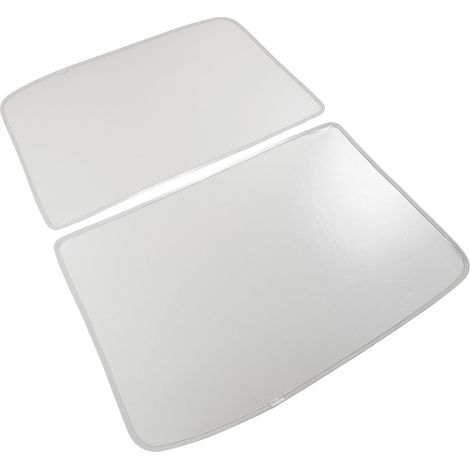 Toit vitré pare-soleil, isolation thermique et protection UV, type divisé, remplacement pour Tesla Model Y 2021 à 2023, gris (1/5)