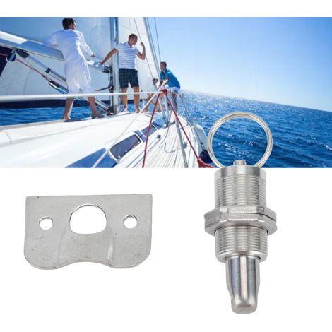 Verrou de fermeture polyvalent en acier inoxydable 304 de qualité marine, boulon de fenêtre poli miroir de 58,5 mm, adapté aux applications marines et de yacht (91203S). (1/5)