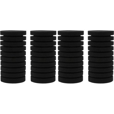 Mousse Filtrante Aquarium 4 Éponges De Remplacement Pour Filtre De Réservoir De Poisson Accessoires Pour Filtres D'Aquarium Accessoire De Nettoyage Installation Facile 4.72 X 4.72 X 2.36 in (1/5)