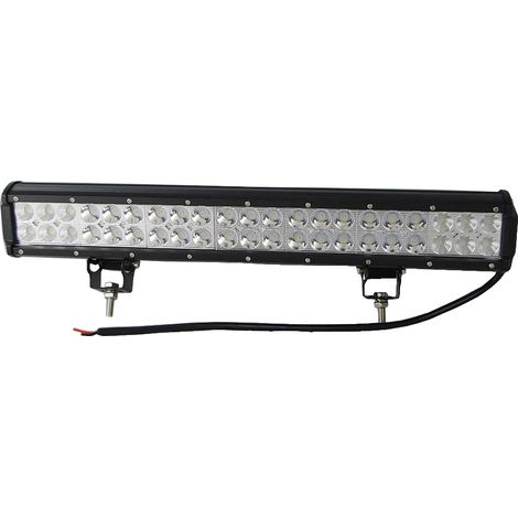 Barra de luz LED todoterreno, 126 W de brillo, diseño de haz combinado, solo luz. (1/2)
