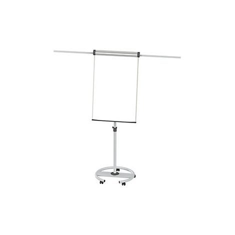Flip-chart  pie redondo  altura del panel 970 mm  blanco