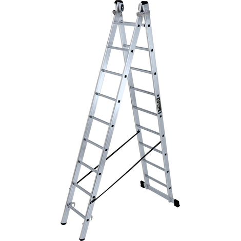 Escalera KTL doble con base Industrial (1/3)