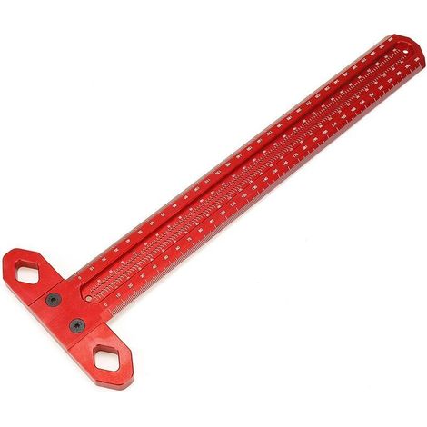 Precision marking ruler made of aluminum alloy - 300 mm