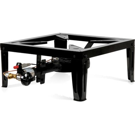 BBQ-Toro Fornello a gas in ghisa Bruciatore a gas a 1 anello 55 x 40 x 18,5 cm, 10,5 kW esterno (1/5)