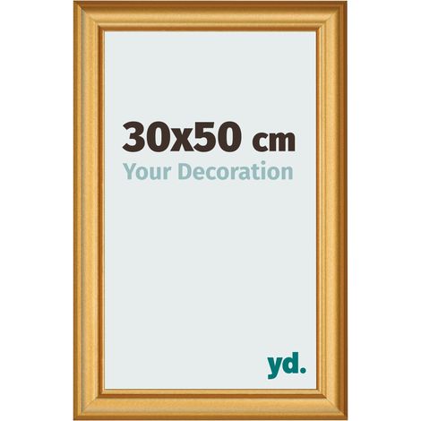 yd. - Cadre photo 30x50 - Or Mat - MDF - Lazio