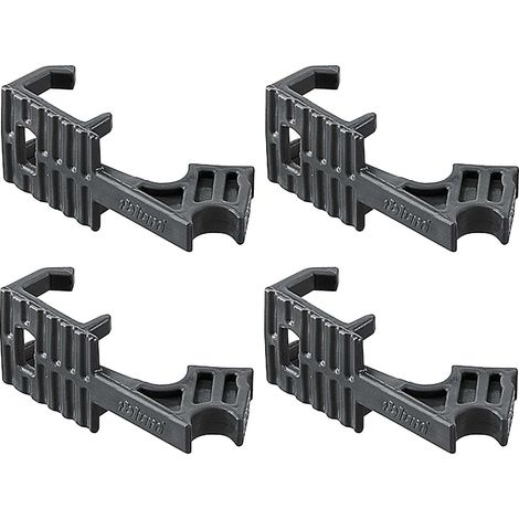Cyclingcolors – Limiteur d'angle d'ouverture 75° pour système Blum Aventos HK-S et HK-S Tip-On – Réduit l'angle d'ouverture de 107° à 75° – Plastique delrin gris foncé – Lot de 4