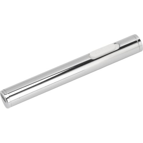 Briquet électrique argenté mini rechargeable coupe-vent en forme de cigarette pour le camping quotidien (1/5)