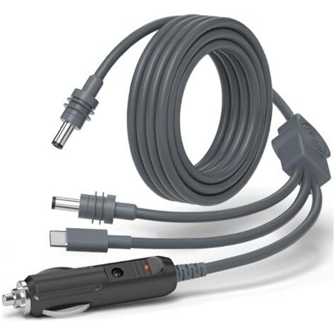 Starlink Câble d'alimentation Mini USB C vers DC, petit Starlink, accessoire de chargeur de voiture, câble de charge USB C, pour batterie externe 65 W-140 W, 3 m (1/5)