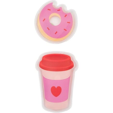 Fisura Scaldamani riutilizzabili a scatto set 2 pz (tazza termica & donut)