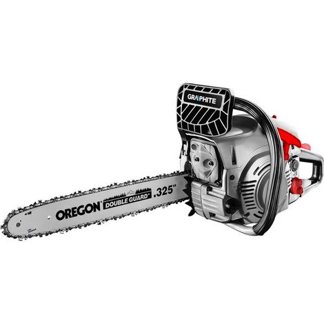 Graphite 58G943 Motosierra de gasolina 1,8kW con barra guía de 18 pulgadas, Gris (1/5)