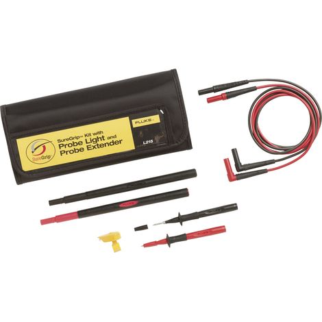 Fluke L215 Sicherheits-Messleitungs-Set Prüfspitze, Lamellenstecker 4 mm Lamellenstecker 4 mm Rot, (1/2)