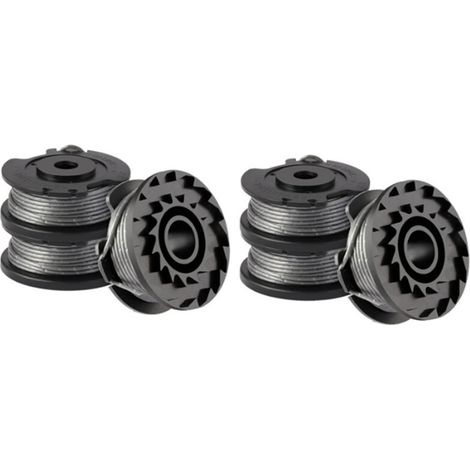 Lot de 6 bobines de fil pour coupe-bordure Bosch ART 23 SL/ART 26 SL, bobine de rechange en nylon (F016800569+F016800385), diamètre : 1,65 mm, 4,9 m (1/5)