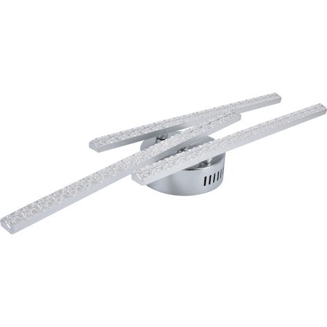Moderne 3-Streifen-LED-Deckenleuchte zur Deckenmontage für Wohnzimmer und Schlafzimmer, AC 85–265 V, warmweißes Licht (1/5)