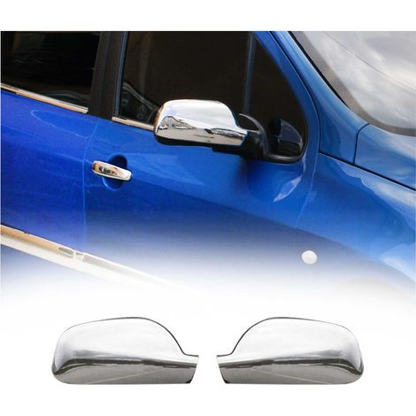 Coques de Rétroviseurs pour Peugeot 307 2000-2008 en ABS Argent