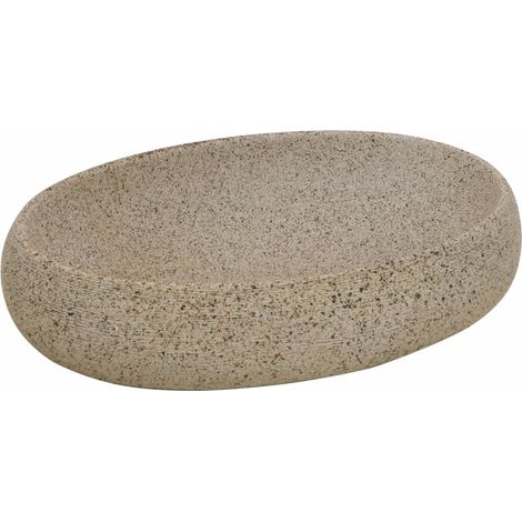 Maison Exclusive - Lavabo da Appoggio Sabbia Ovale 59x40x15 cm Ceramica