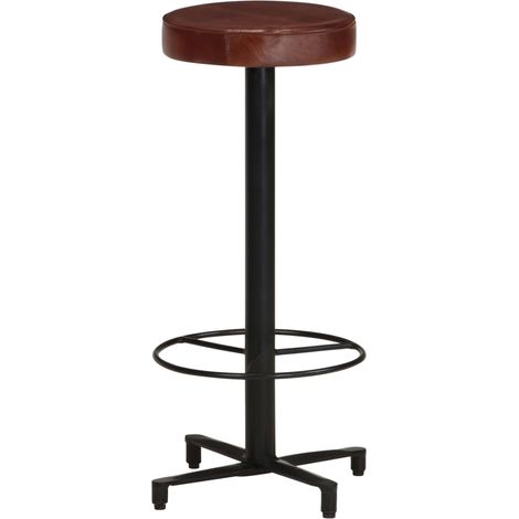 Maison Exclusive - Sgabelli da Bar 2 pz 76 cm in Vera Pelle (1/5)