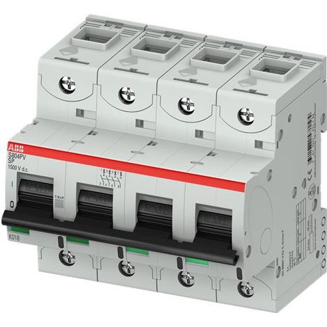 Disjoncteur Photovoltaique S804PV-SP100 - 5 KA 2CCF019632R0001 ABB G147189