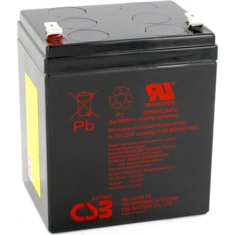 Batterie Plomb 12V (90x70x105) Csb (HR1221W)