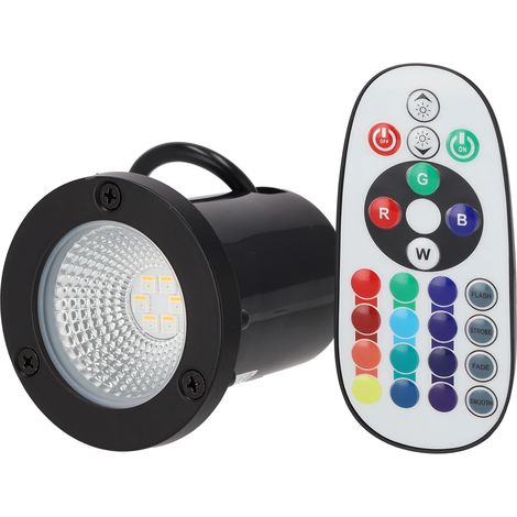 Einbau-Gartenstrahler 5W RGBW IP65 60º mit Fernbedienung (1/4)