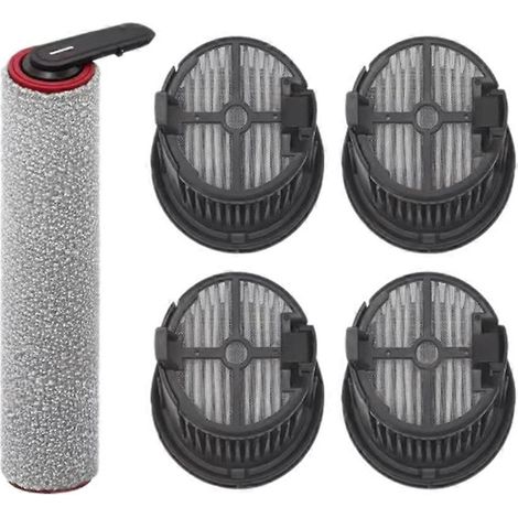 Kit de brosse rotative et filtre HEPA pour aspirateur eau et poussière Dreame Mova X4 Pro - Pièces détachées pour brosse principale et filtre d'aspirateur (1/5)