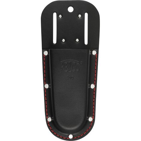 1 - Étui de ceinture - Accessoire de jardin - Cuir noir robuste avec clip pour sécateurs - Transport pratique outils - Jardinage amateur et pro - Noir - 910