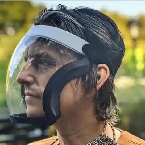 Gafas protectoras antivaho, máscara facial completa transparente HD, a prueba de polvo y salpicaduras, gafas para montar en moto. (1/4)