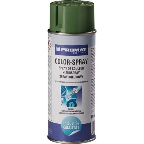 Colorspray verde reseda lucido RAL 6011 Bomboletta spray da 400 ml PROMAT CHEMICALS (Per 6)