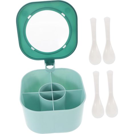 Contenants à Épices Divisés Boîte Assaisonnement Multifonctionnelle Récipient à Épices Pour Cuisine Boîte Compartimentée Fournitures De Cuisine Pratiques Assaisonnement Intérieure (1/5)