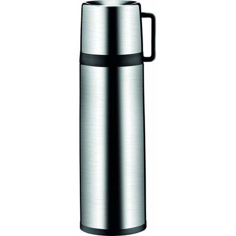 Bouteille Isotherme avec tasse 0,3 l, inox (1/5)