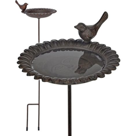 3.07 Bain d'oiseaux aspect antique - hauteur env. 79,5 cm (1/2)