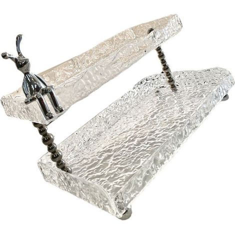 Étagère de rangement en acrylique pour salle de bain, pour toilettes et meuble-lavabo, boîte de rangement cosmétique de bureau, style minimaliste luxueux (1/5)